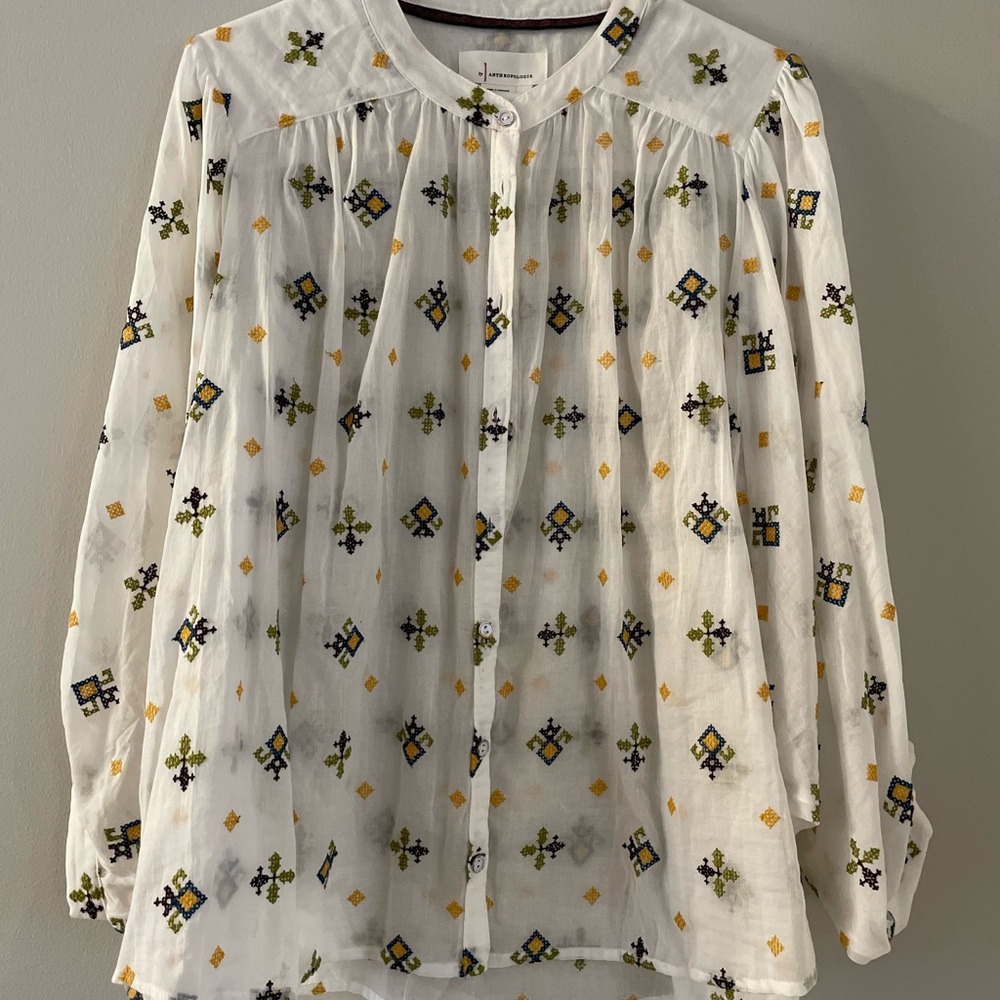 Anthropologie Peasant Blouse - NWOT